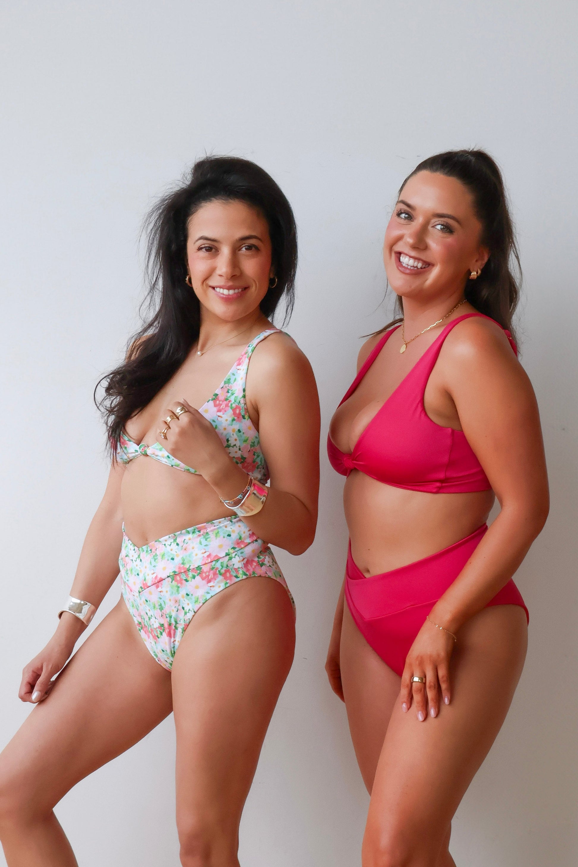 Fuschia Kaia Bikini Knot Top