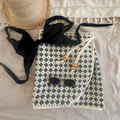 Green Diamonds - Handmade Beach Towel Wrap Skirt
