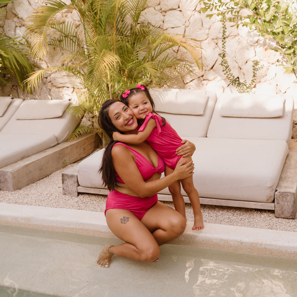 Fuchsia Mini One Piece