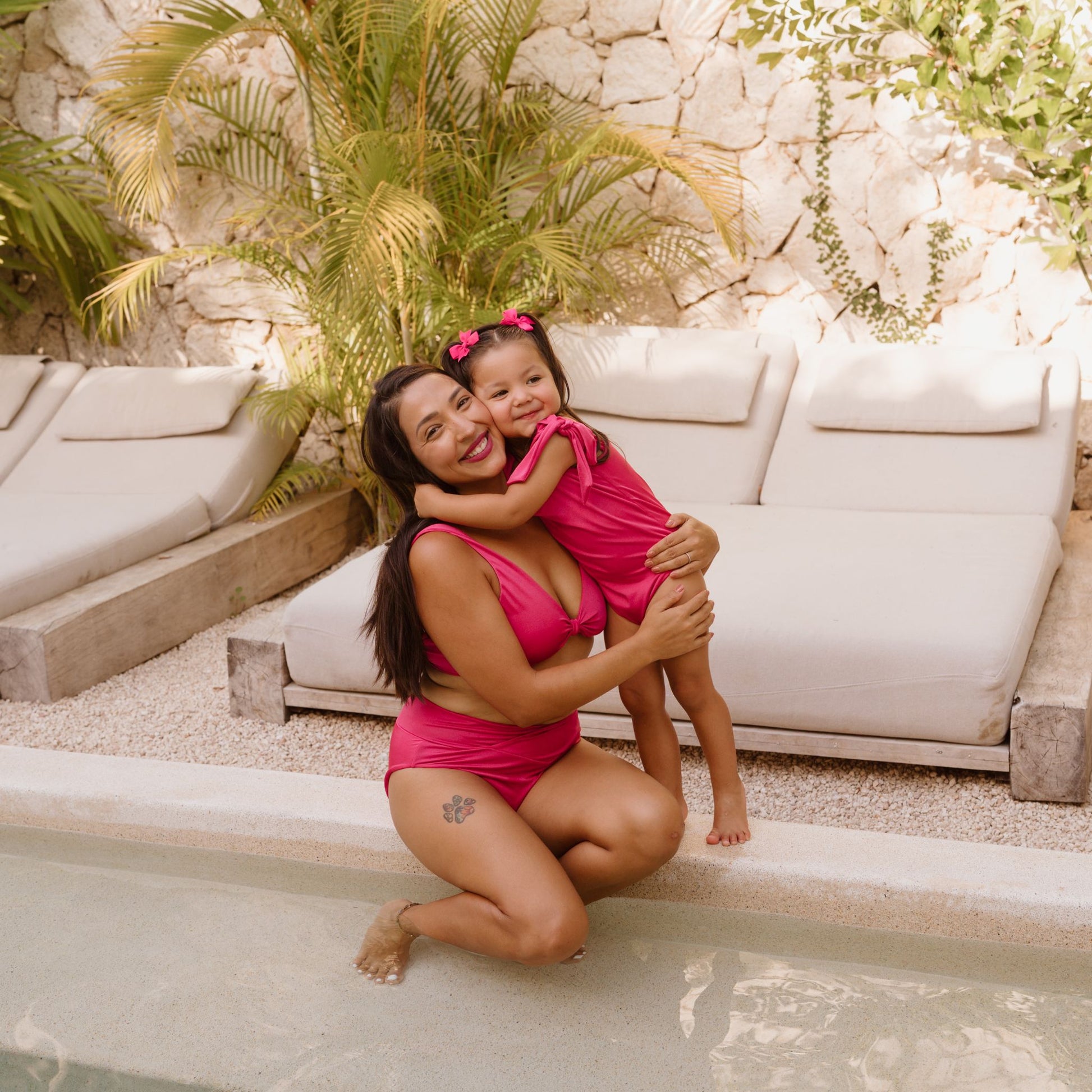 Fuchsia Mini One Piece