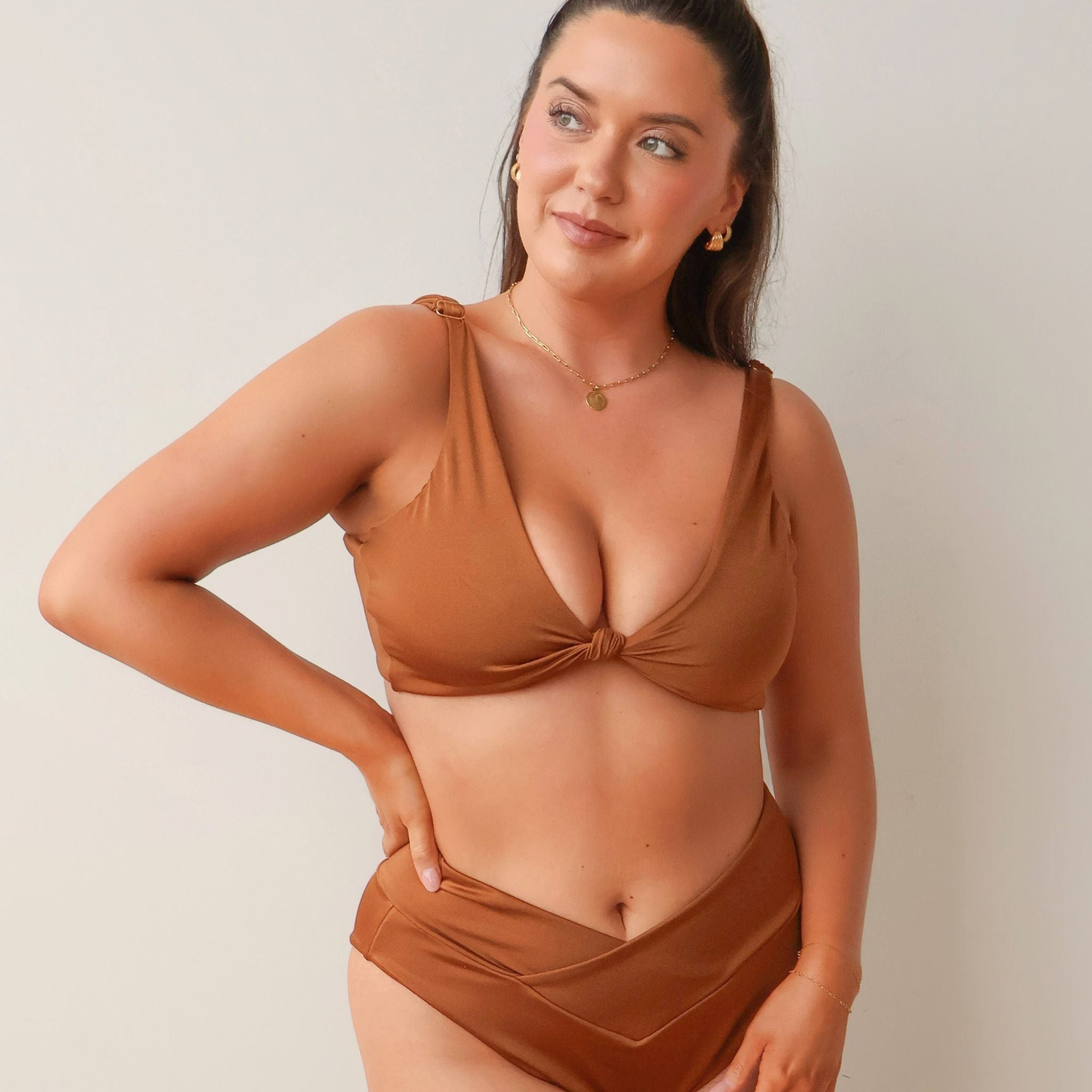 Cinnamon Kaia Bikini Knot Top