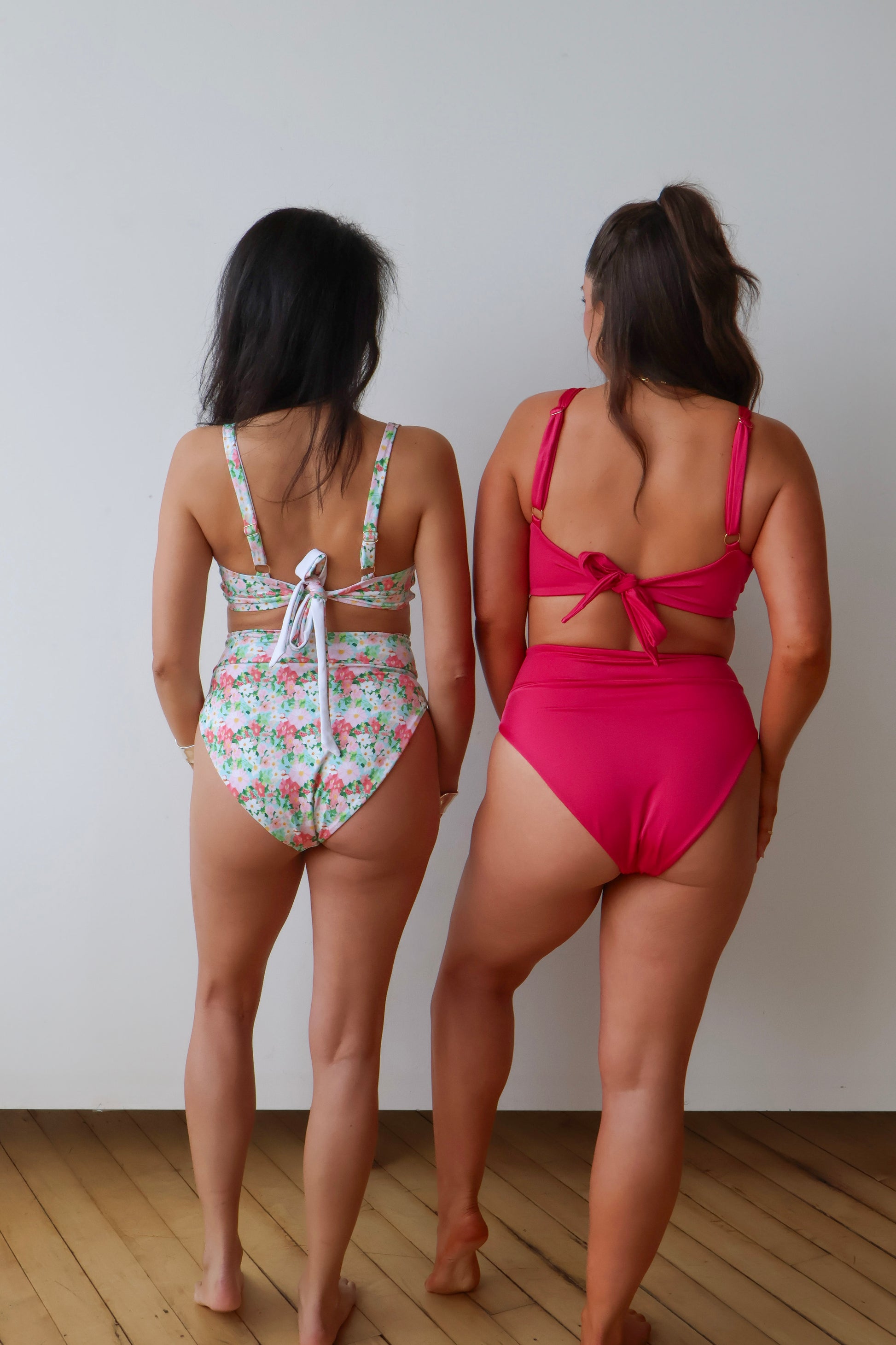 Fuschia Kaia Bikini Knot Top