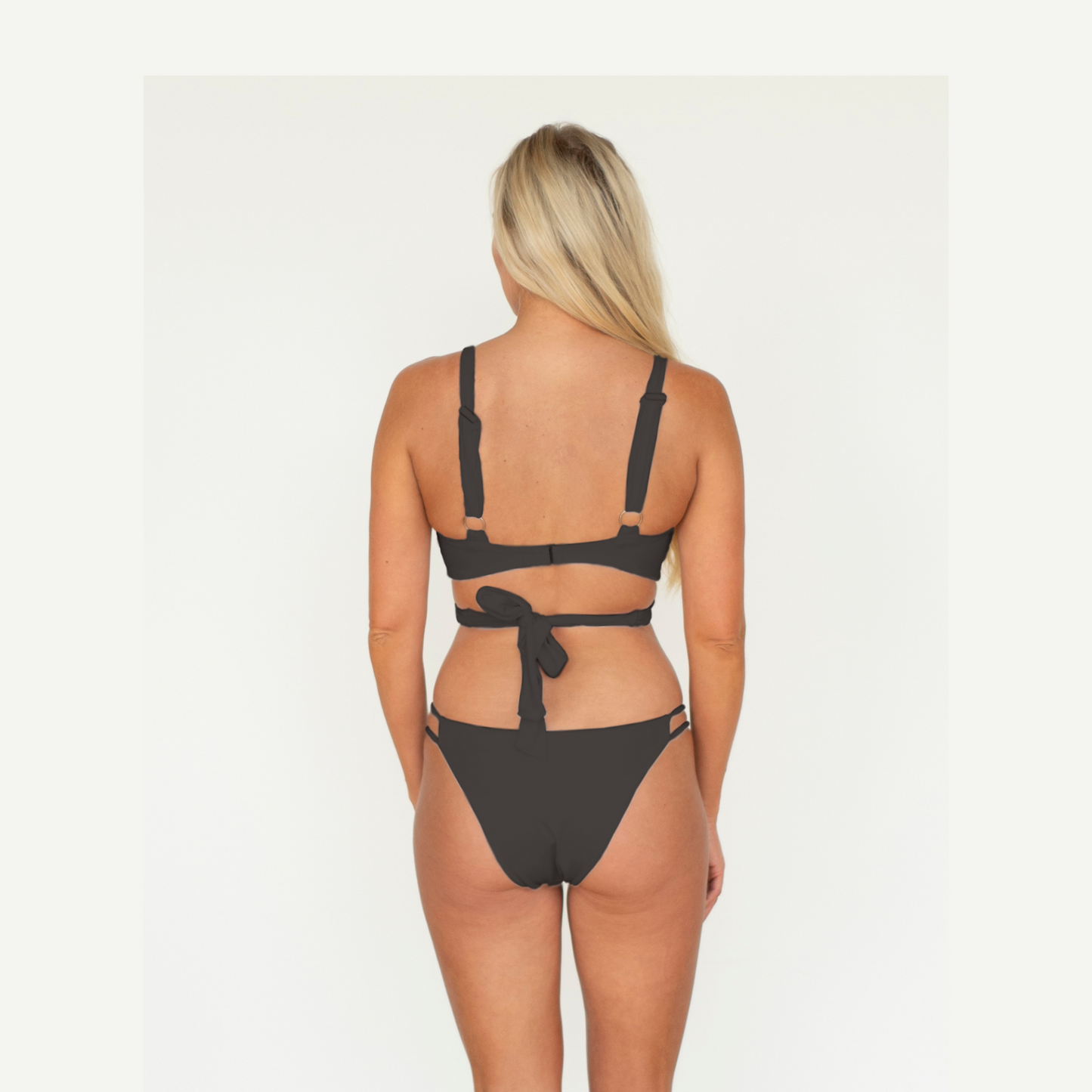 Maya Black Wrap Bikini Top