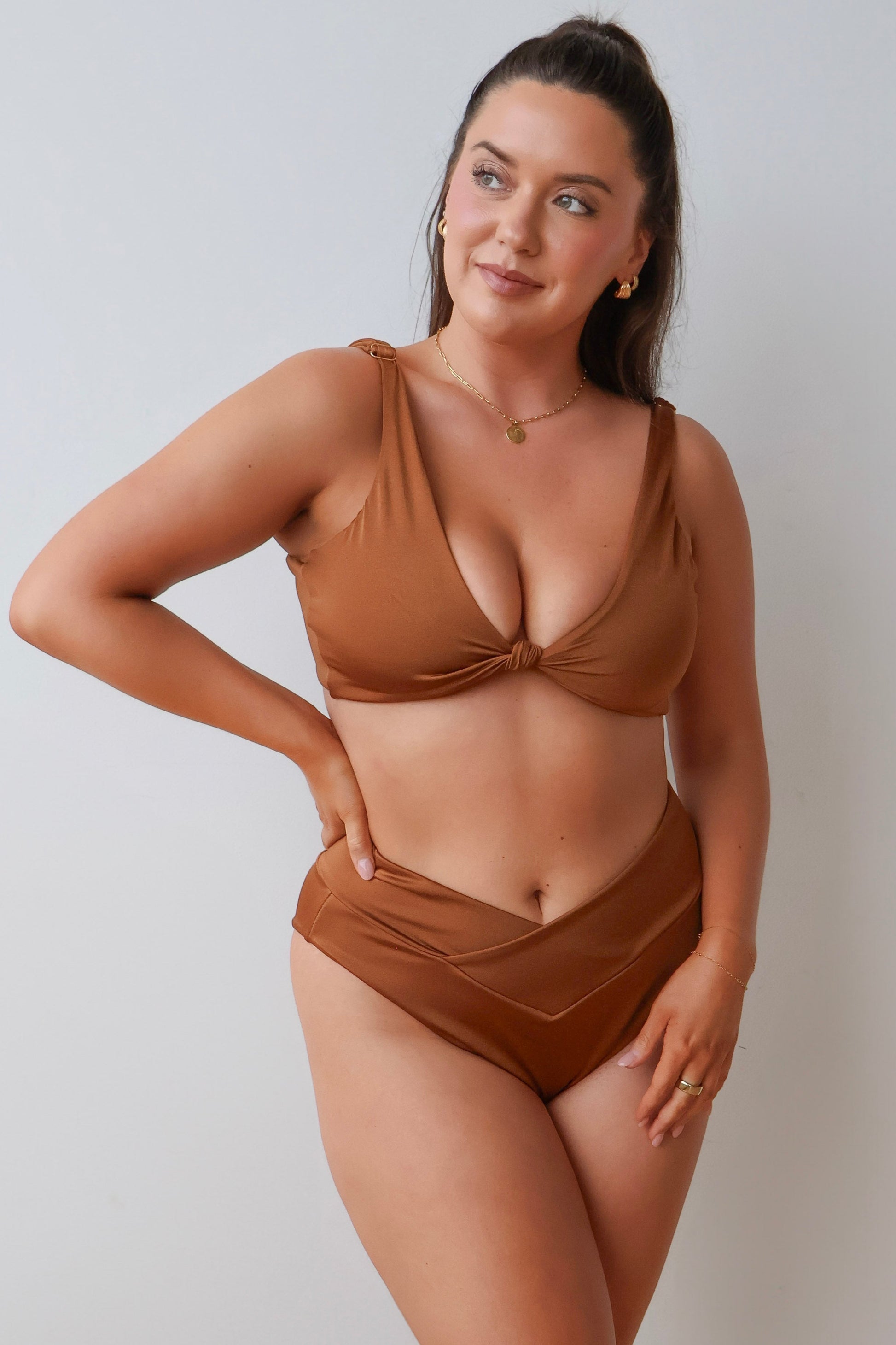 Cinnamon Kaia Bikini Knot Top
