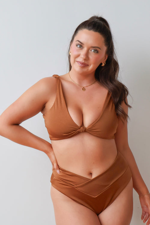 Cinnamon Kaia Bikini Knot Top
