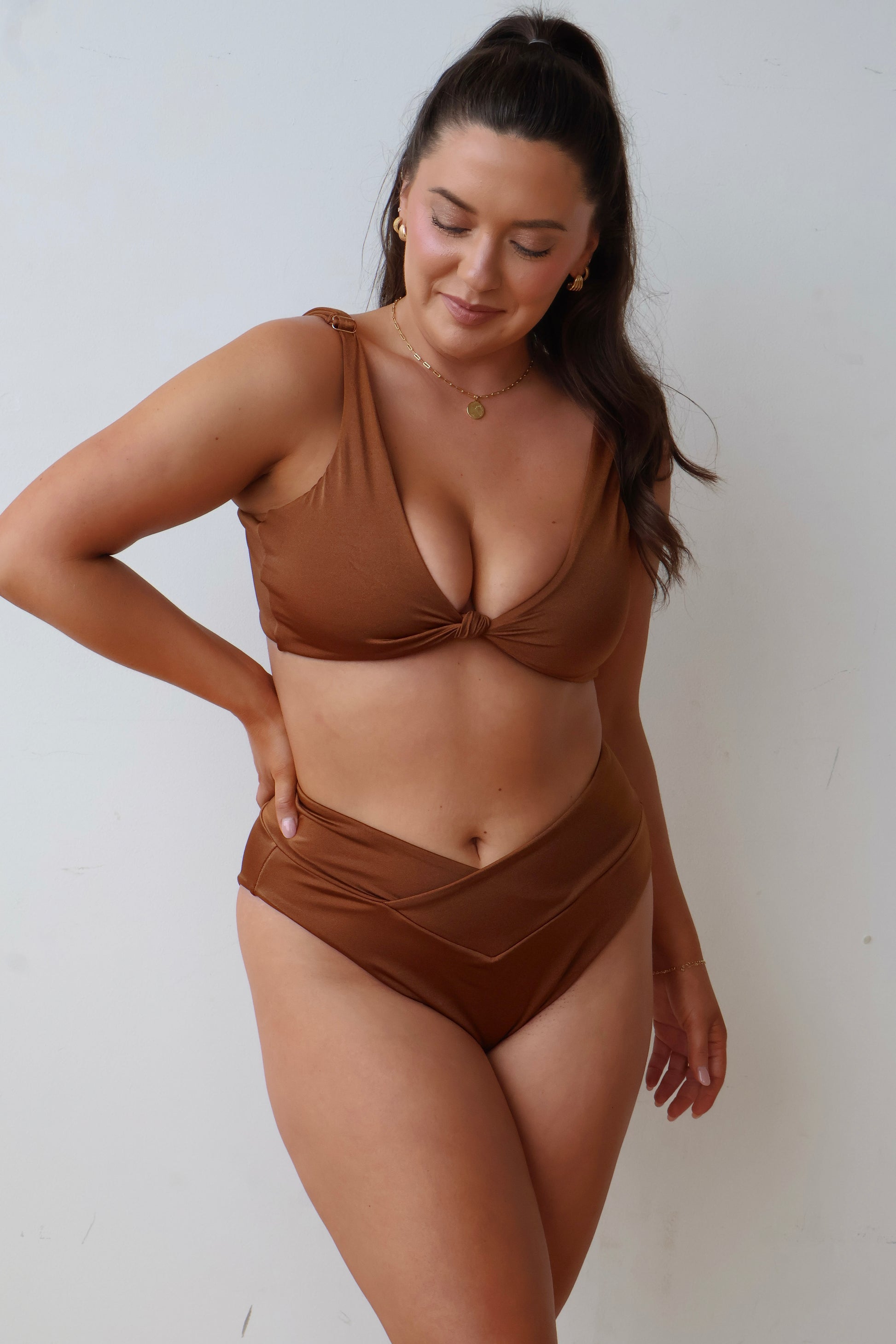Cinnamon Kaia Bikini Knot Top