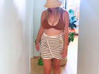 Stripped - Handmade Beach Towel Wrap Skirt